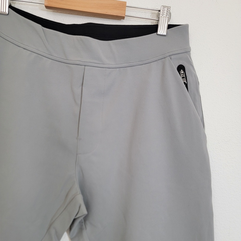 Public Rec Men Grey Athletic Performance Jogger Pant Slim Fit Pockets 30x30 EUC - Picture 8 of 15